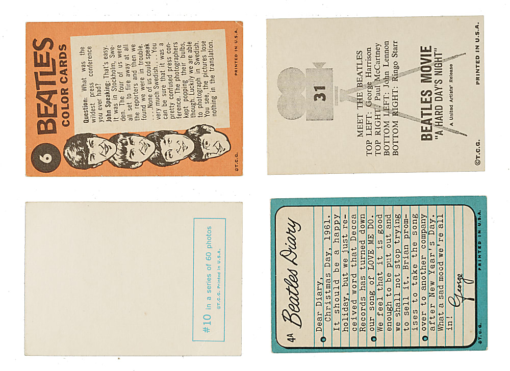 1964 Topps "Beatles" Complete Set Collection (7 Sets, 399 Cards)