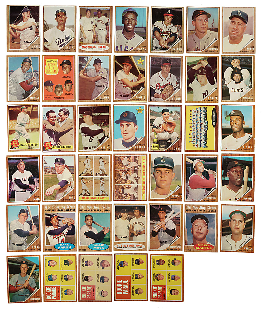 1962 Topps Complete Set (598)