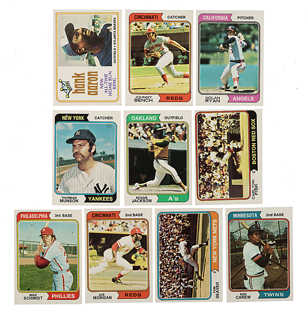 1974 Topps Near-Complete Master Set (734/746)
