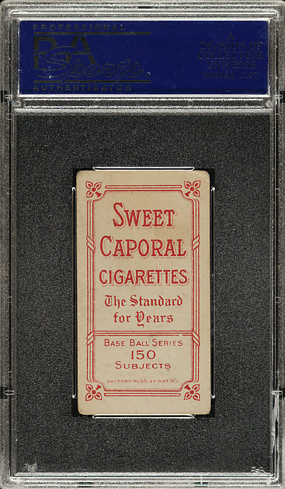 1909-1911 T206 White Border Johnny Evers with Bat, Cubs on Shirt PSA VG-EX 4