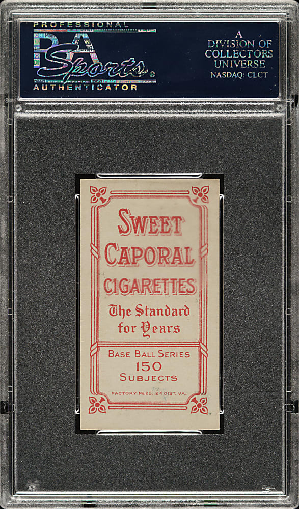 1909-1911 T206 White Border Admiral Schlei Catching PSA NM+ 7.5