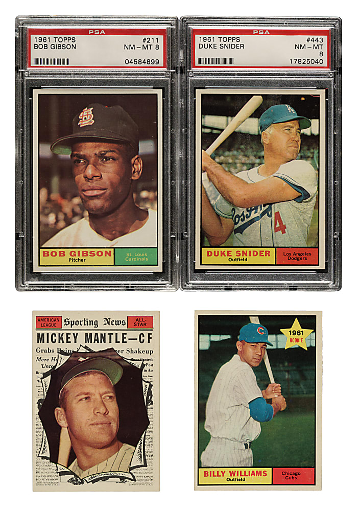 1961 Topps Near-Complete Set (541/587)