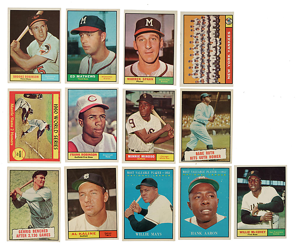 1961 Topps Near-Complete Set (541/587)
