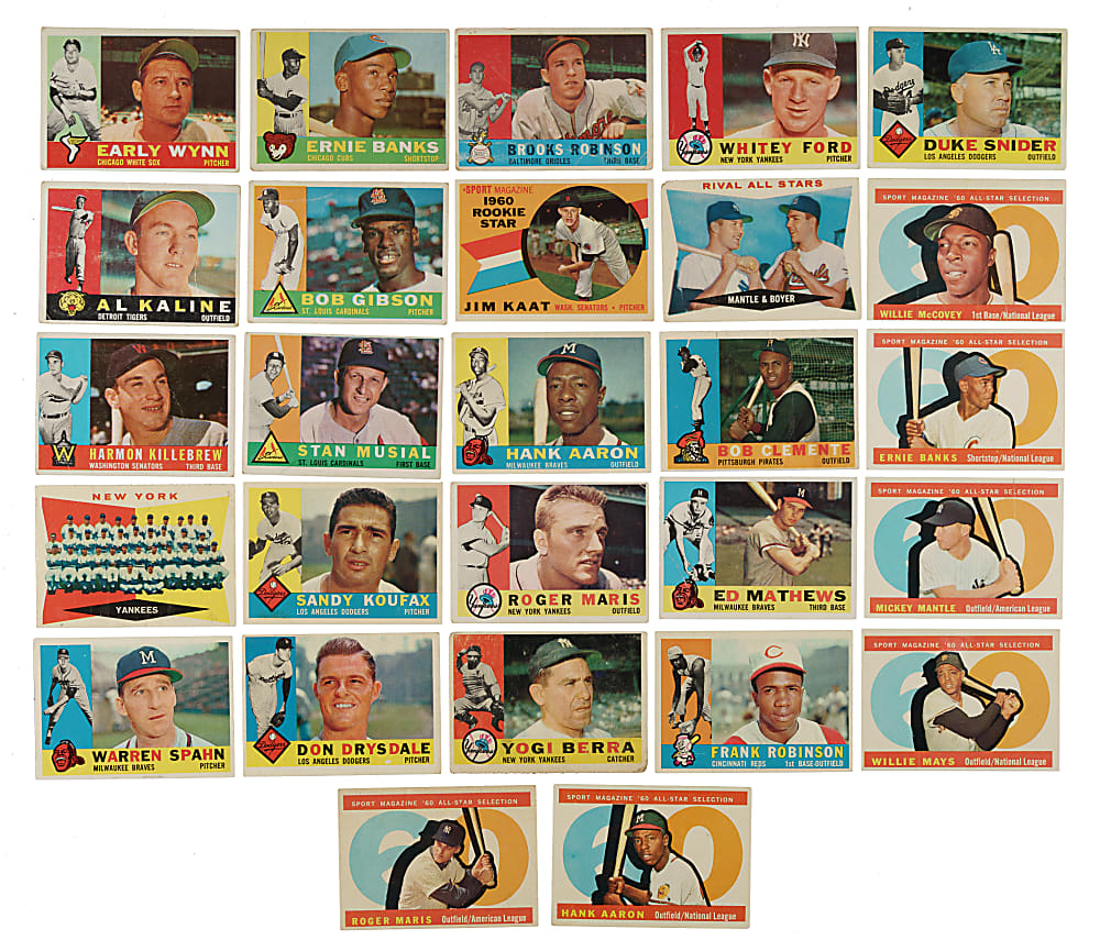 1960 Topps Complete Set (572)