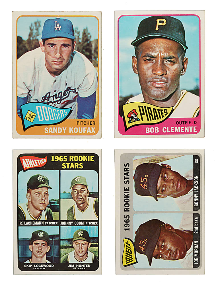 1965 Topps Complete Set (598) Including #350 Mickey Mantle PSA EX 5