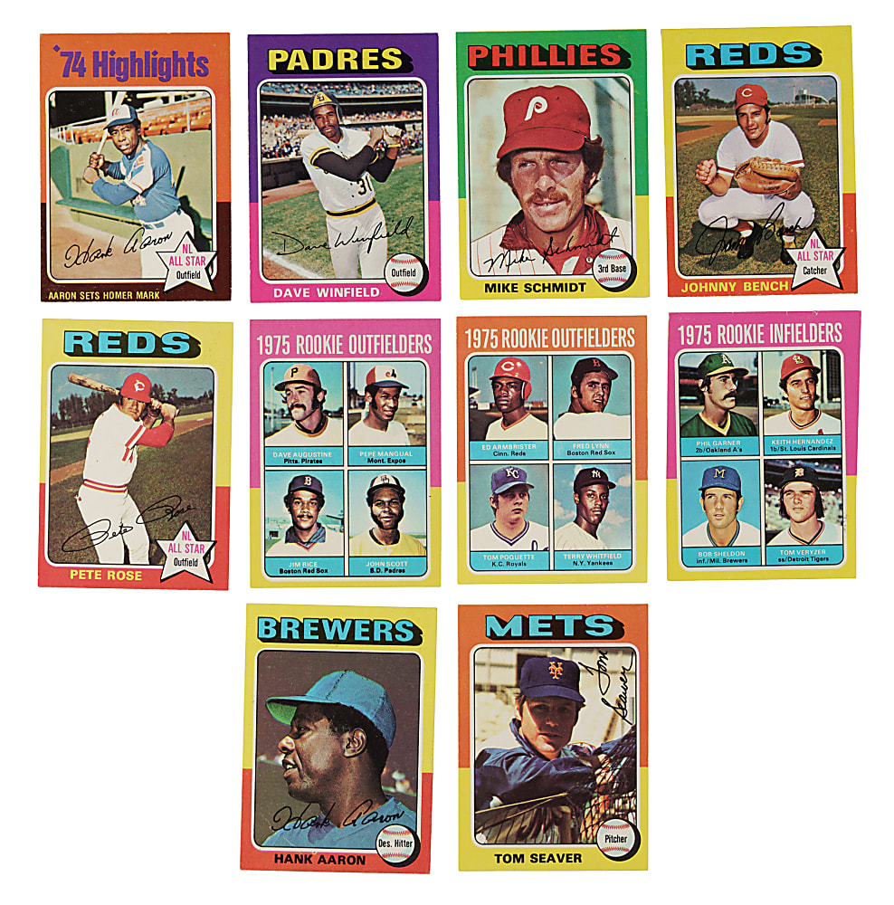High-Grade 1975 Topps Mini Complete Set (660)