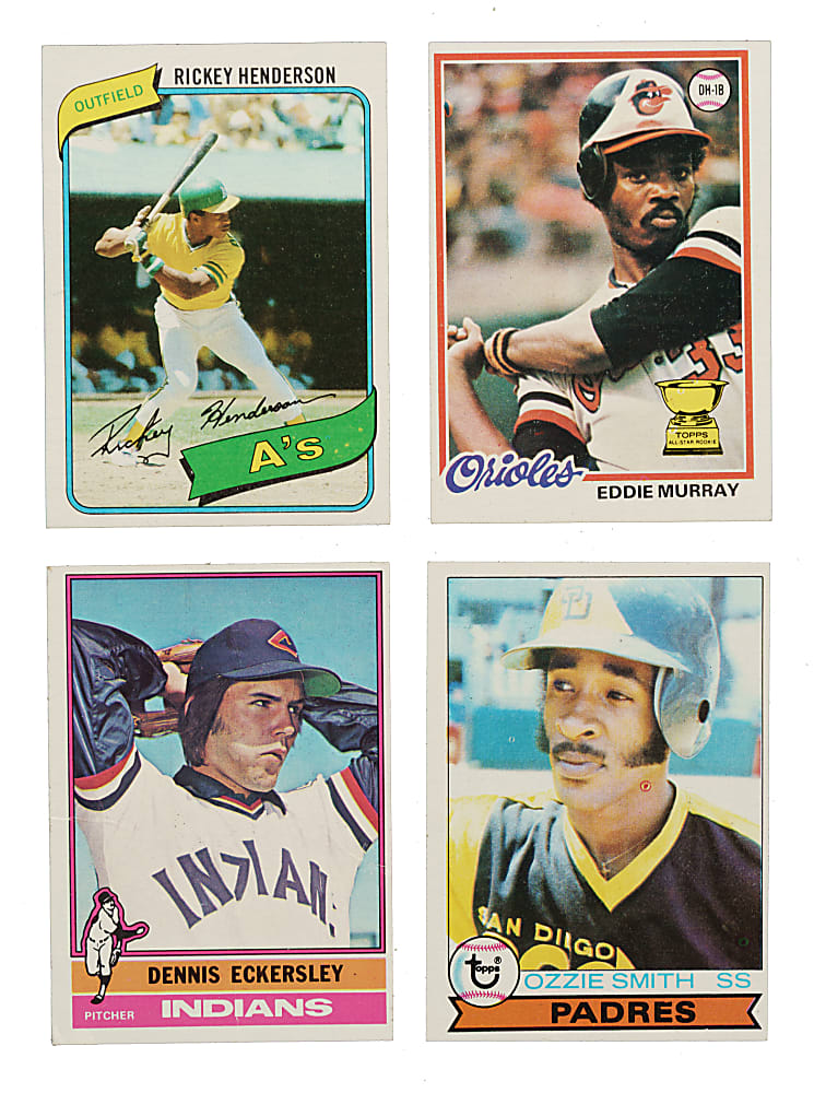 1976 to 1980 Topps Complete and Near-Complete Set Collection (6 Sets, 4,217 Cards)