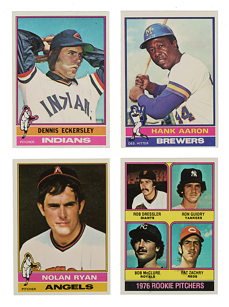 High-Grade 1976 Topps Complete Set (660) Plus Traded Series (44)