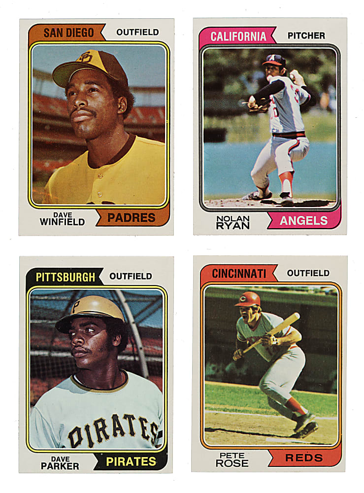 1974 Topps Complete Set (660) Plus Traded Series (44) and Team Checklists Near-Complete Set (21/24)