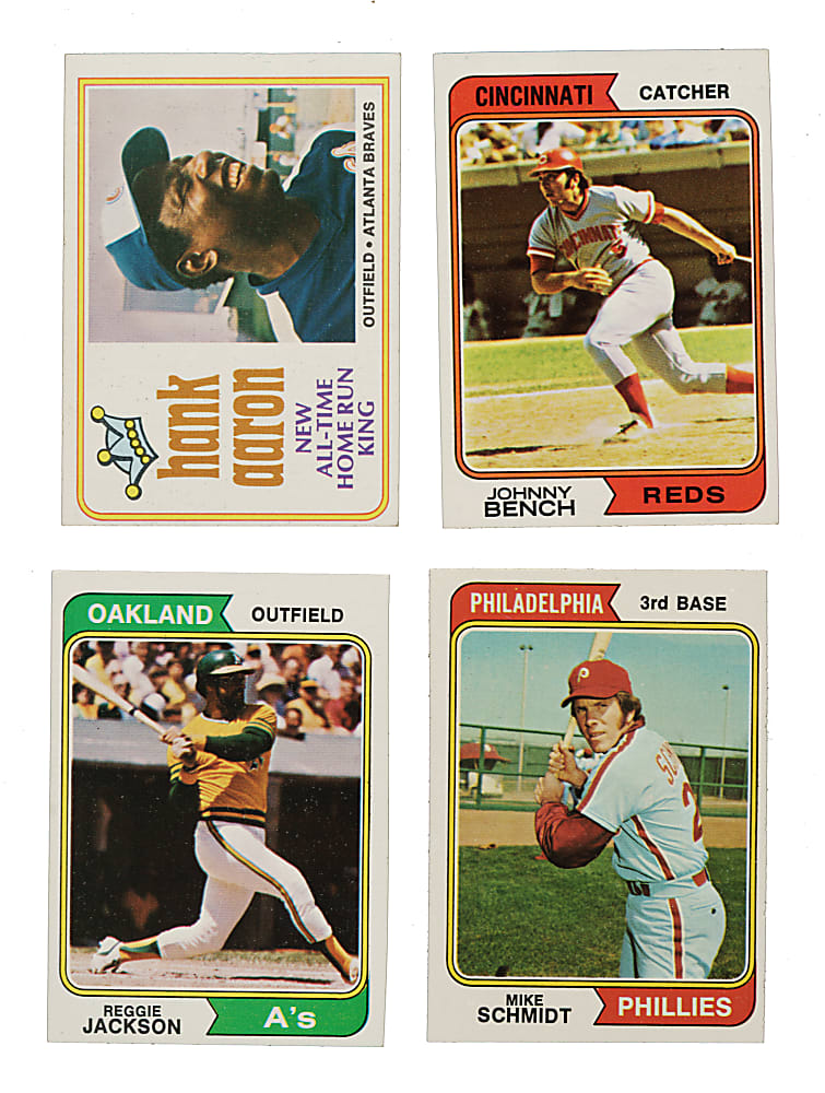 1974 Topps Complete Set (660) Plus Traded Series (44) and Team Checklists Near-Complete Set (21/24)