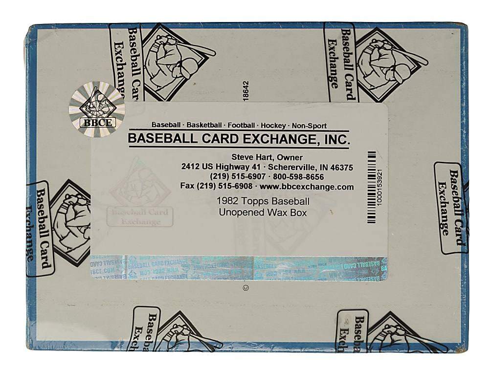 1982 Topps Unopened Wax Box (36 Packs) - BBCE