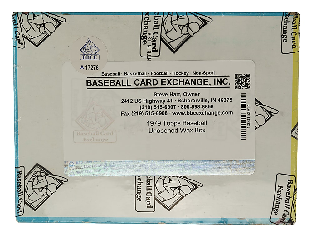 1979 Topps Unopened Wax Box (36 Packs) - BBCE