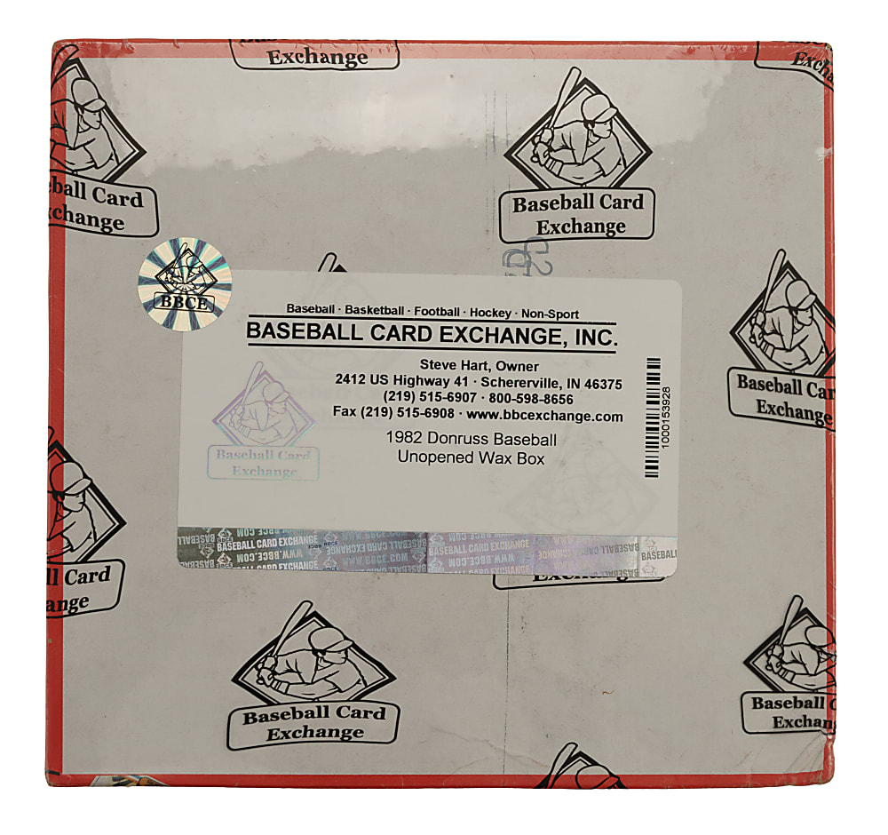 1982 Donruss Unopened Wax Box (36 Packs) - BBCE