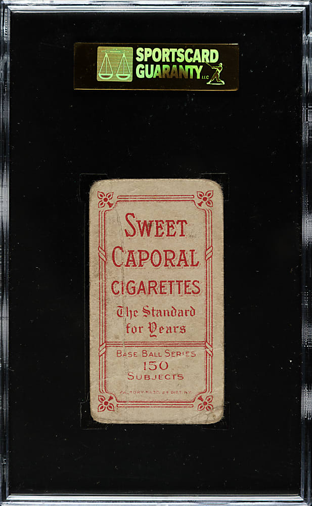 1909-1911 T206 White Border Ty Cobb Bat On Shoulder SGC POOR 10