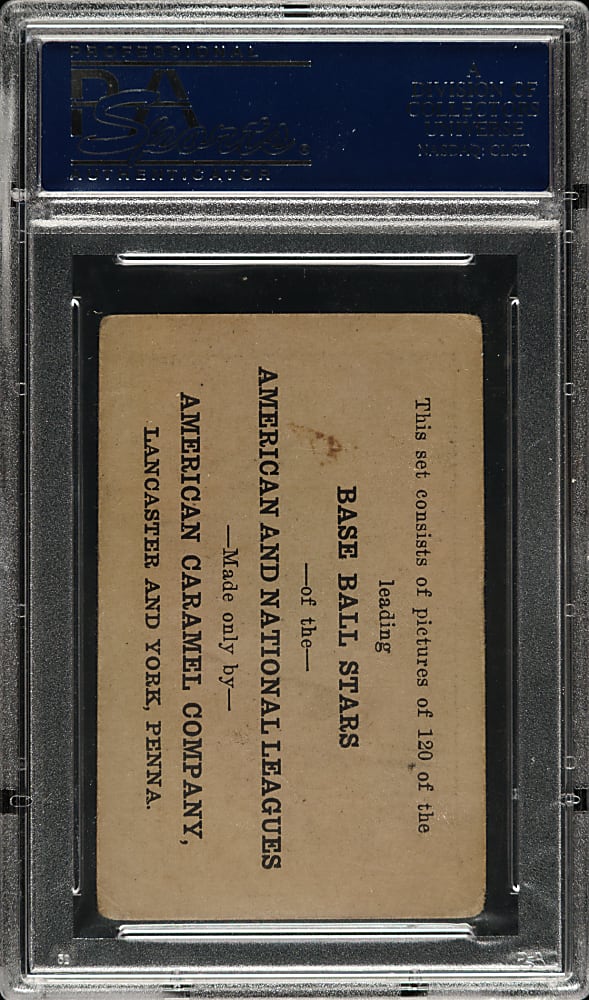 1922 E121 American Caramel (Series of 120) Ty Cobb Throwing PSA GOOD 2