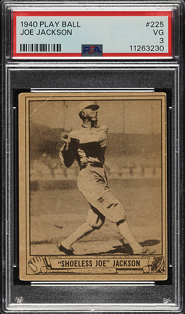 1940 R335 Play Ball #225 Joe Jackson PSA VG 3