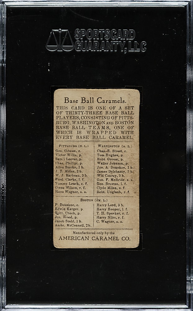 1909-1911 E91-C American Caramel Tris Speaker SGC GOOD 30