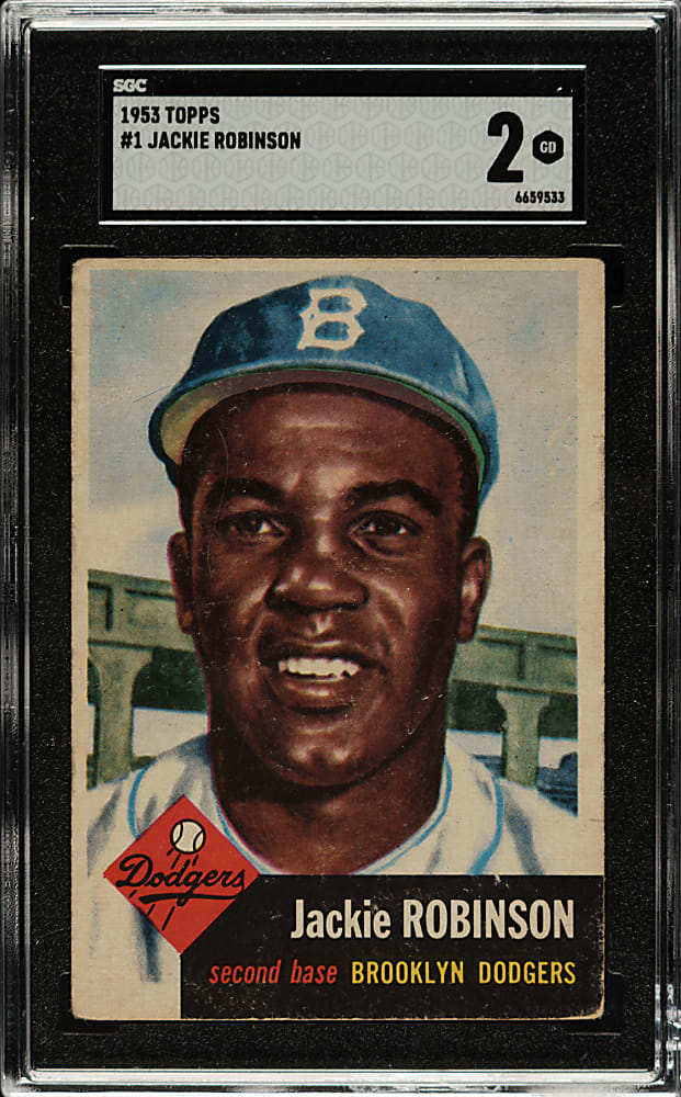 1953 Topps #1 Jackie Robinson SGC GOOD 2