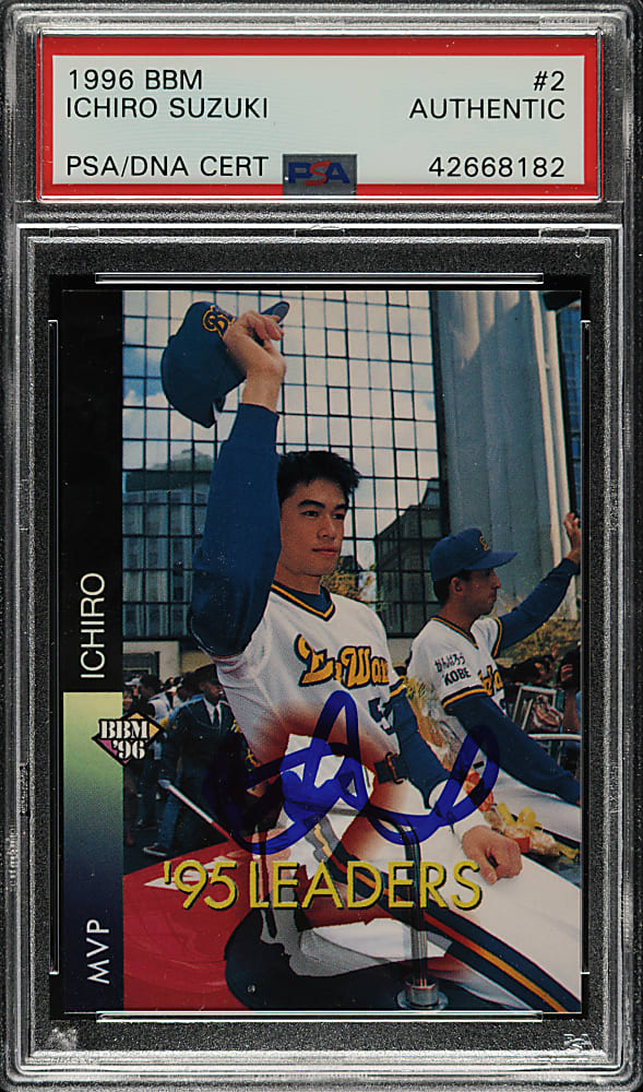 Signed 1996 BBM Japan #2 Ichiro Suzuki - PSA/DNA