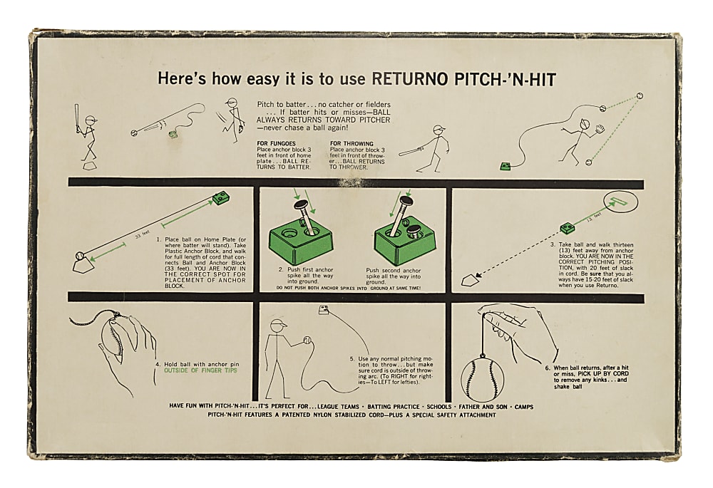 Circa 1962 Mickey Mantle & Roger Maris Returno "Pitch-N-Hit" Game