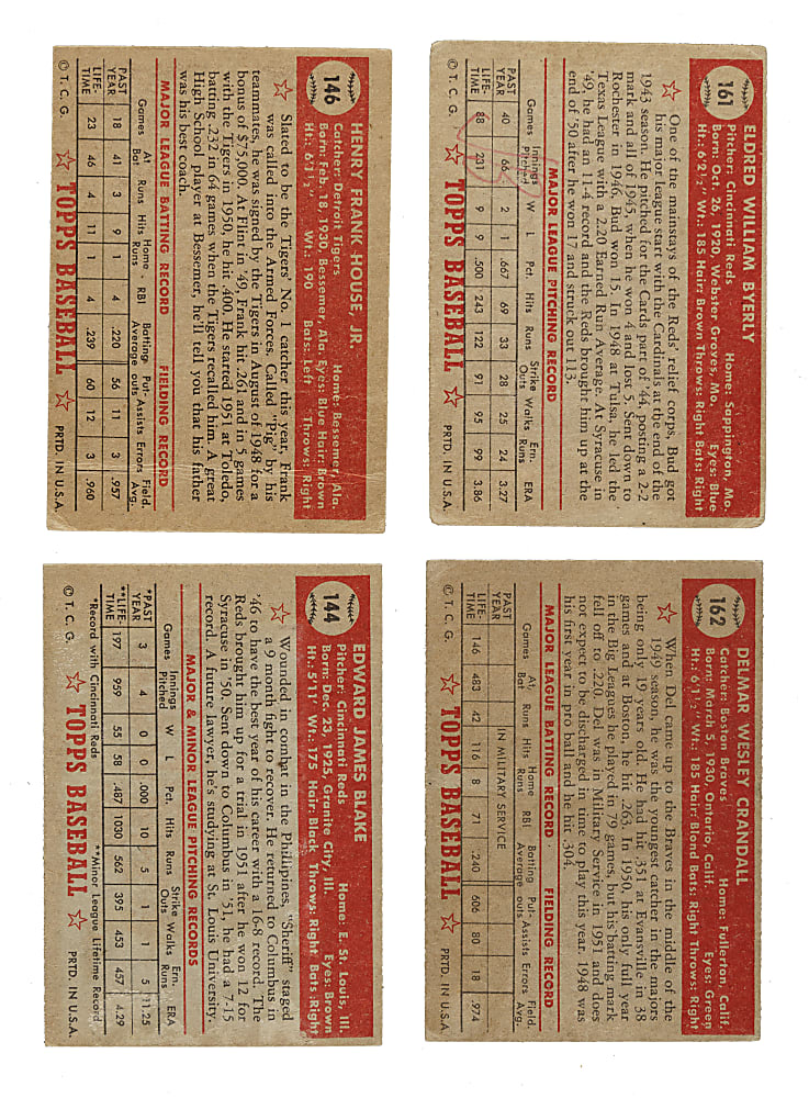 1952 Topps “Canadian” Gray Backs Collection (26)