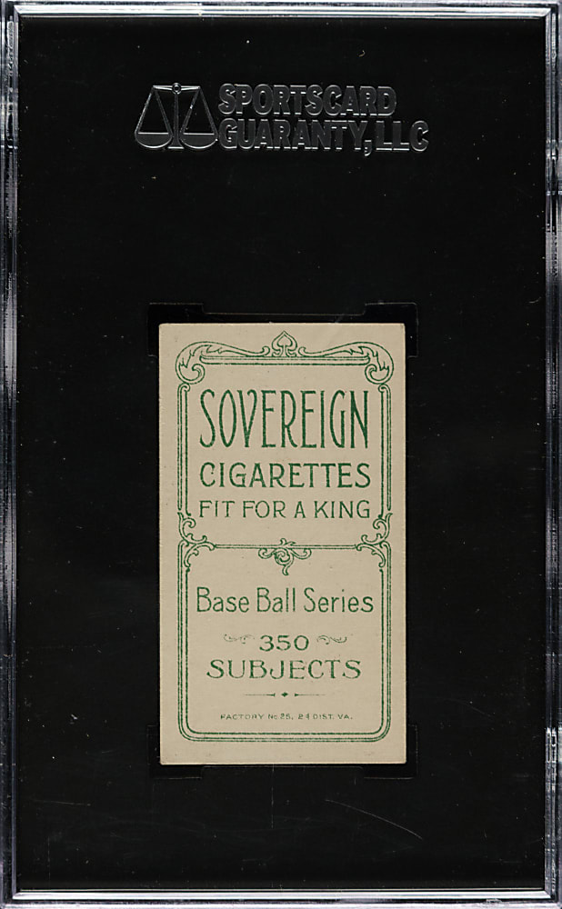 1909-1911 T206 White Border Ed Cicotte SGC EX 60 - Sovereign 350 Back - Highest Graded!