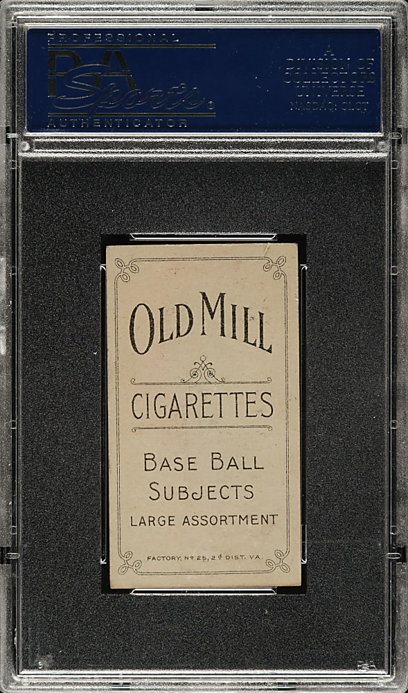 1909-1911 T206 White Border Otto Kruger PSA EX-MT 6 - Old Mill Back - 1 of 3 - Highest Graded!