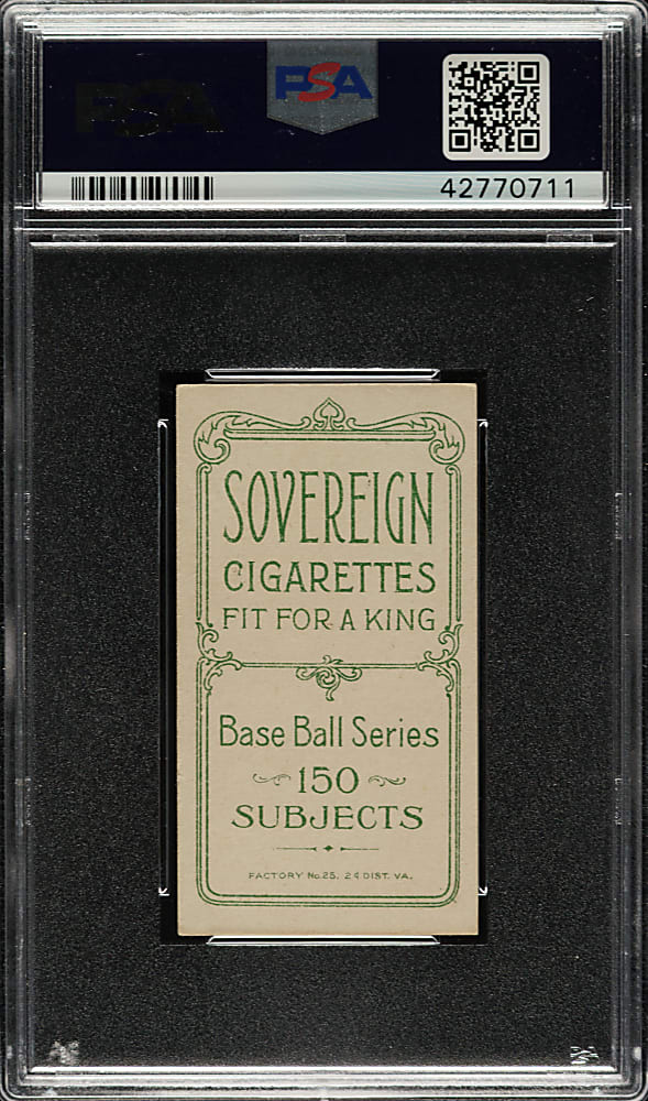 1909-1911 T206 White Border Wilbur Goode PSA EX 5 - Sovereign 150 Back - 1 of 1 - Highest Graded!