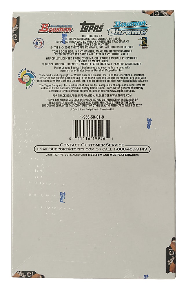 2009 Bowman Draft Picks & Prospects Factory-Sealed Unopened Hobby Box (24 Packs) - Mike Trout Rookie Year