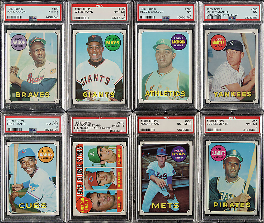 1969 Topps Near-Complete Master Set (695/696): #13 PSA Set Registry (8.08 GPA)