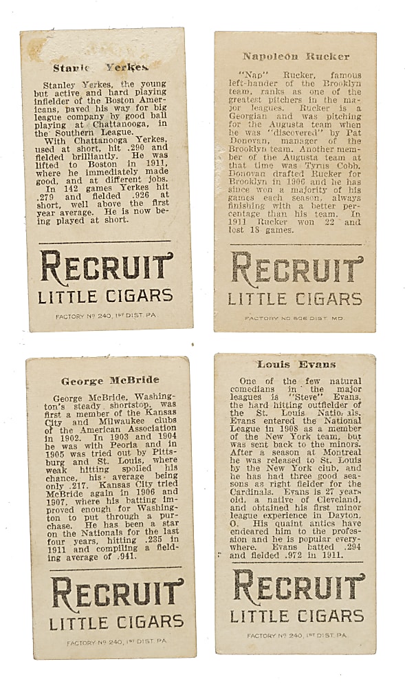 1912 T207 Brown Background Collection (41)