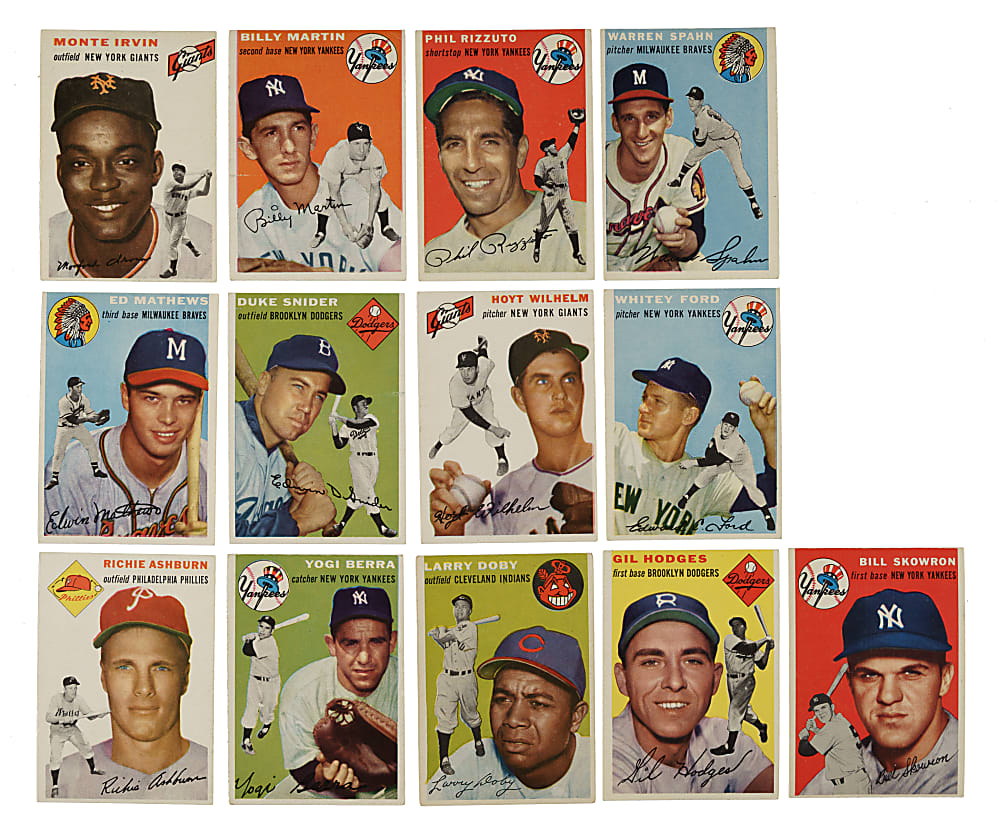 1954 Topps Near-Complete Set (246/250)