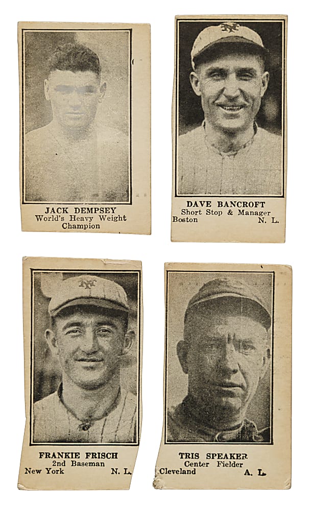 1925-1931 W580 and W590 Collection (135) Including Bancroft, Frisch, Speaker, and Dempsey