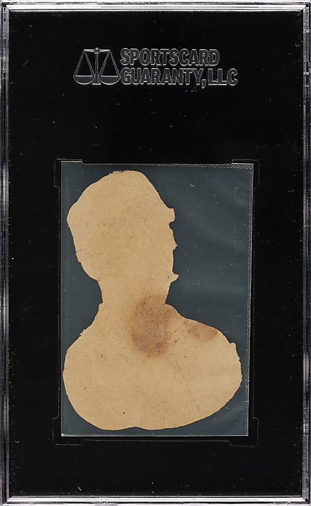 1888 H. D. Smith & Company Baseball Gum Card Die-Cuts C. W. Bennett SGC GOOD 30