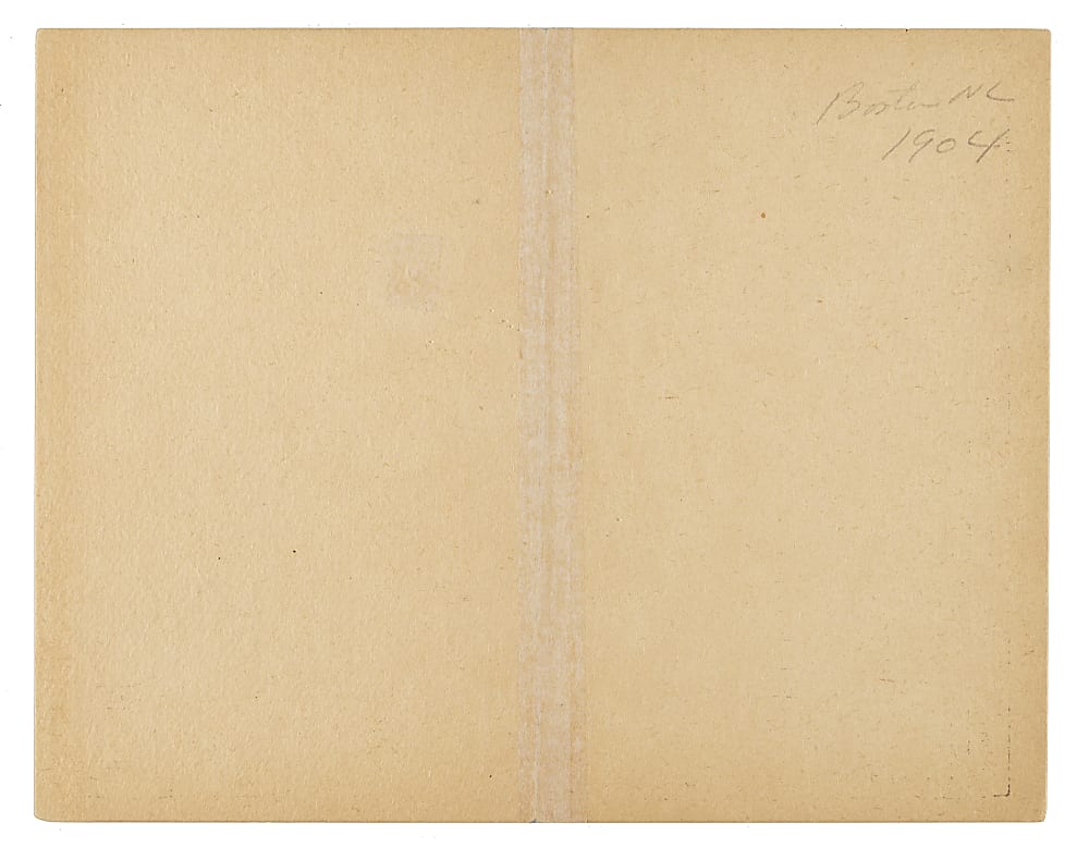 1904 Boston Nationals (vs. New York Giants) Scorecard with Christy Mathewson