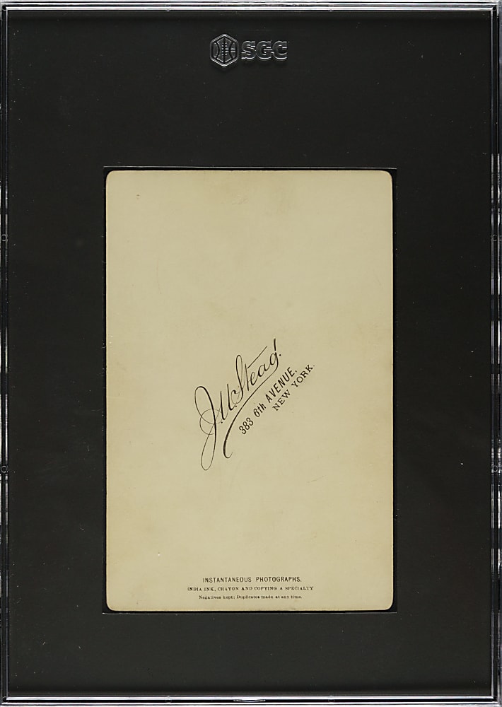 1892-1893 J. U. Stead Cabinets Roger Connor SGC VG 3 - The ONLY Graded Example!