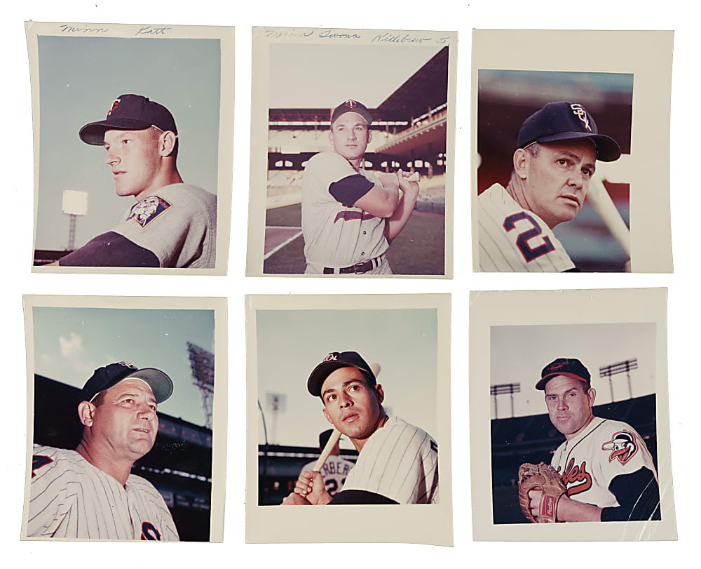 1963 Post Cereal/Jell-O American League Original Hand-Cut Production Photograph Collection (87) with 10 Hall of Famers