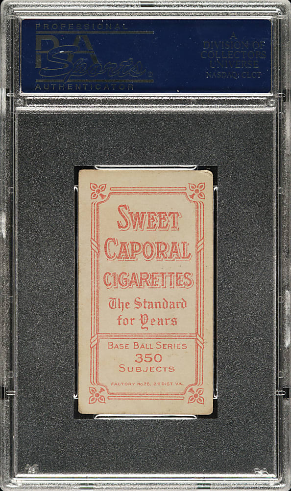 1909-1911 T206 White Border Tris Speaker Rookie PSA VG-EX 4