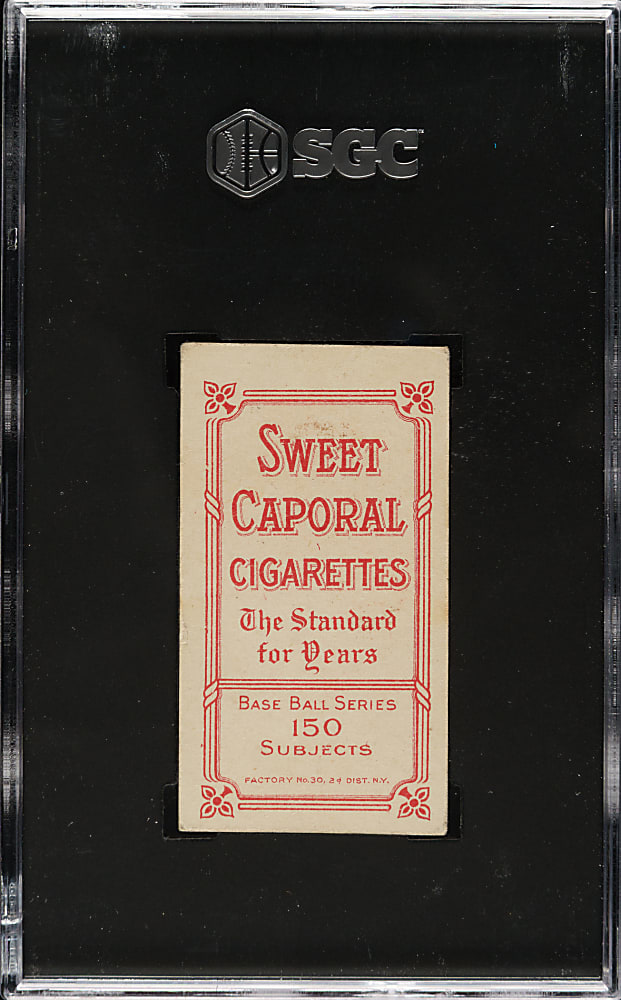 1909-1911 T206 White Border Christy Mathewson White Cap SGC VG/EX 4