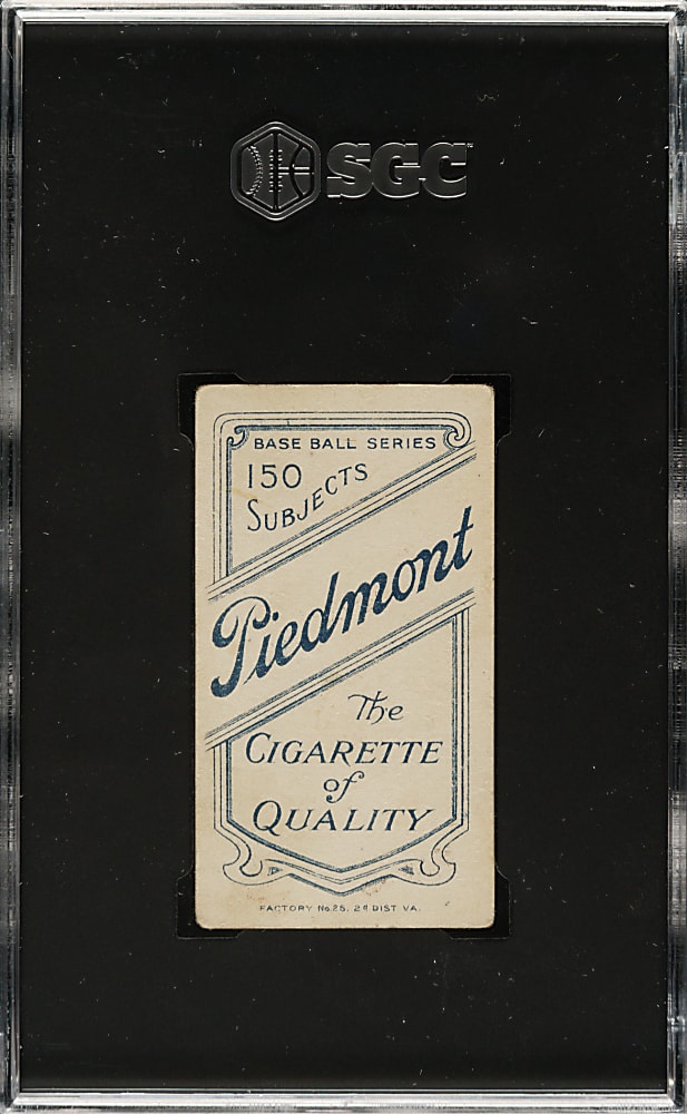 1909-1911 T206 White Border Ty Cobb Bat On Shoulder SGC VG/EX 4 - Partial Name Visible at Top!