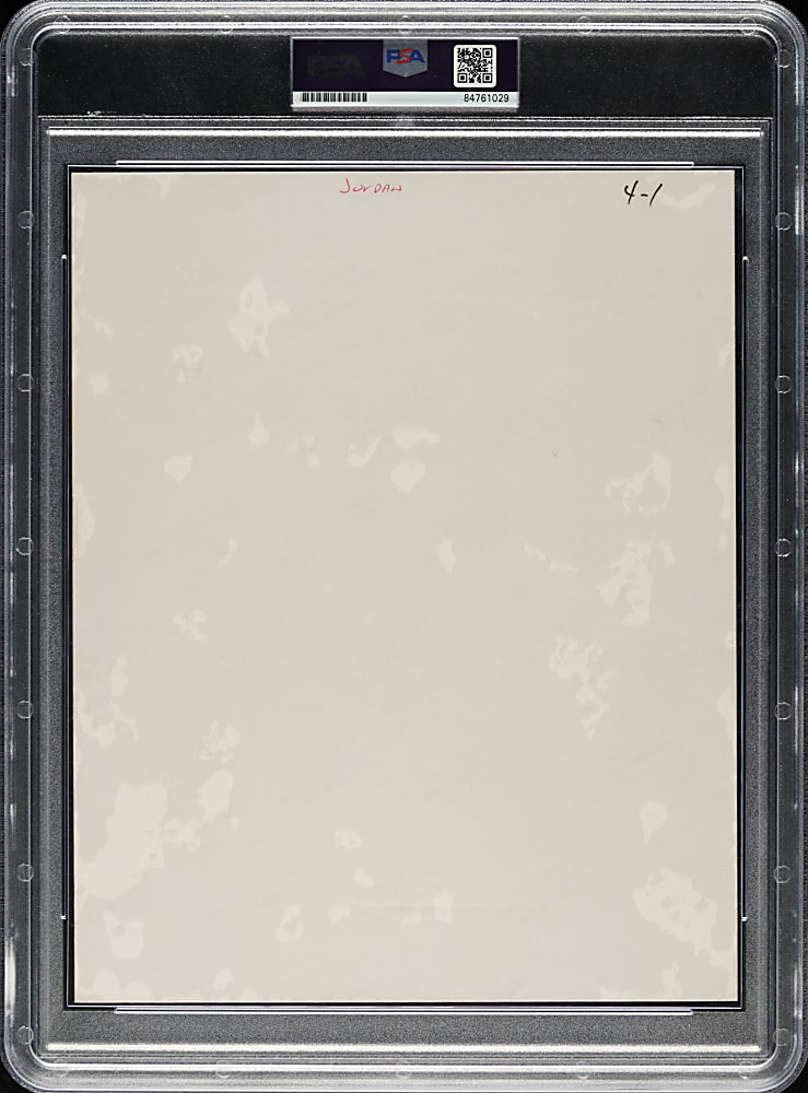 Circa 1984 Michael Jordan Olympics Original Photograph PSA/DNA Type I