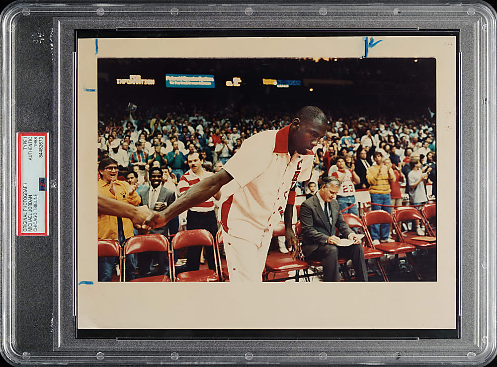 1988 Michael Jordan Original Chicago Tribune Photograph PSA/DNA Type I
