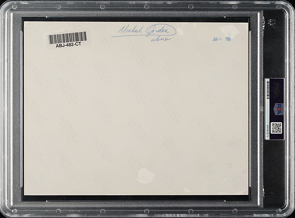 1988 Michael Jordan Original Chicago Tribune Photograph PSA/DNA Type I