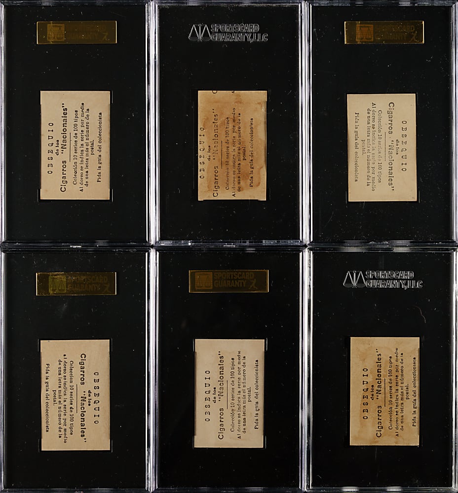 1923-1924 Nacionales Cigarros SGC-Graded Complete Set (40)