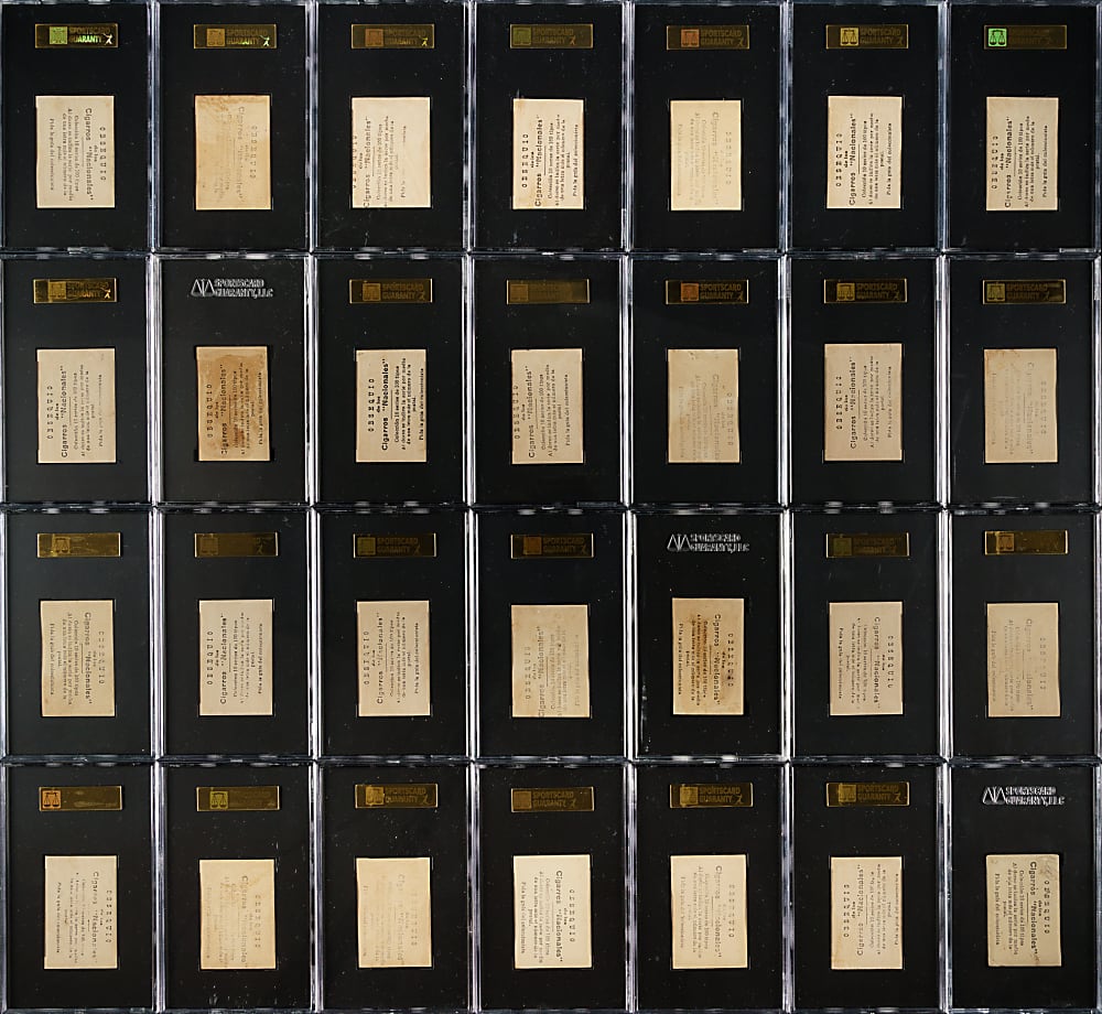 1923-1924 Nacionales Cigarros SGC-Graded Complete Set (40)