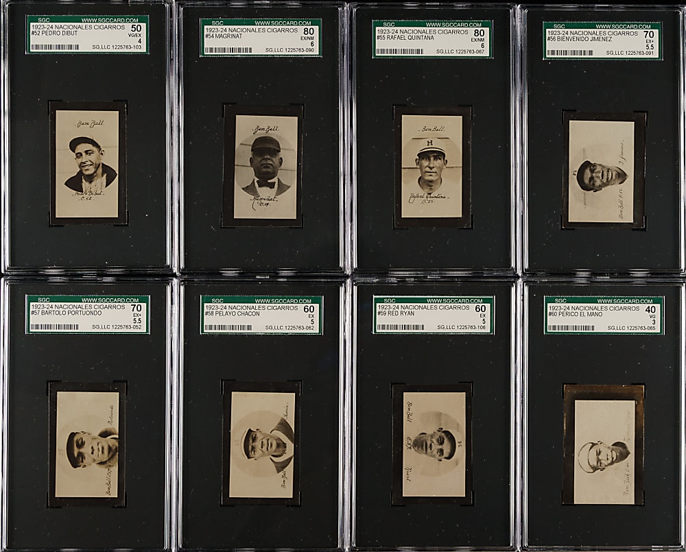 1923-1924 Nacionales Cigarros SGC-Graded Complete Set (40)