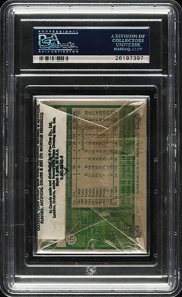 1977 Topps Unopened Cello Pack PSA MINT 9 - Nolan Ryan Record Breaker on Top