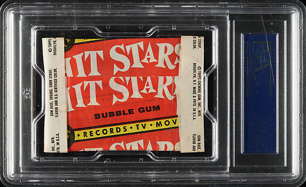 1957 Topps "Hit Stars" Unopened Wax Pack PSA NM 7