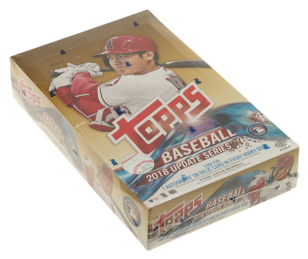 2018 Topps Update Factory-Sealed Unopened Hobby Box (36 Packs) - Shohei Ohtani, Juan Soto, and Ronald Acuna Jr. Rookie Year