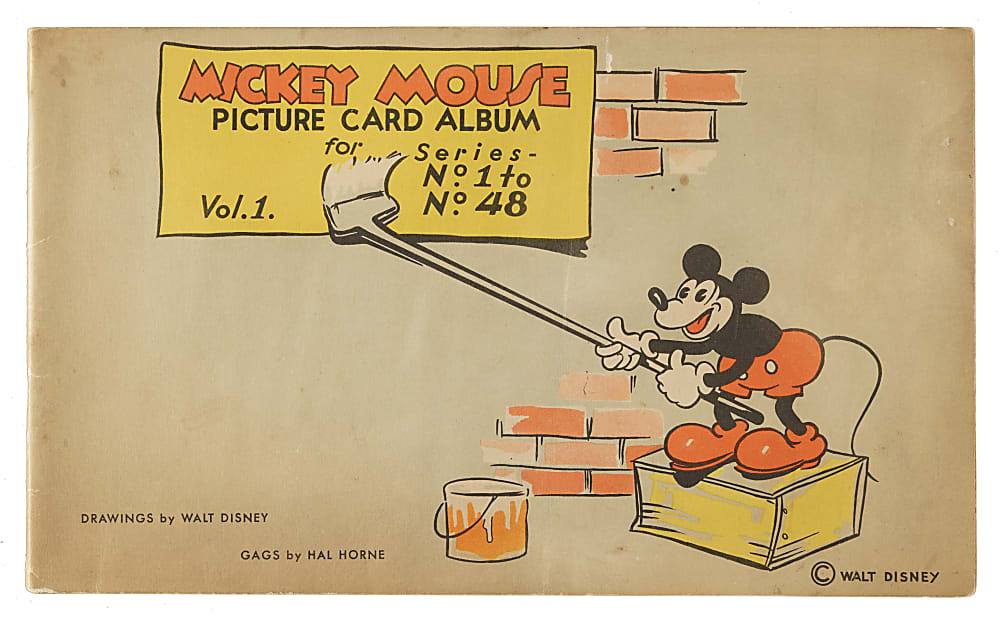 1935 R89 Gum, Inc. "Mickey Mouse" Bubble Gum Original Display Album